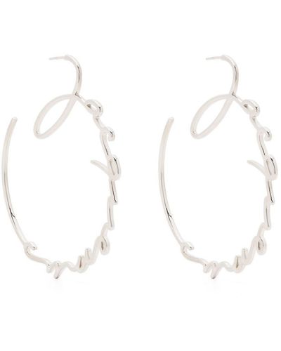 Jacquemus Les Créoles Earrings - White