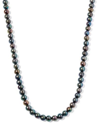 Hatton Labs Sterling Pearl Necklace - Metallic