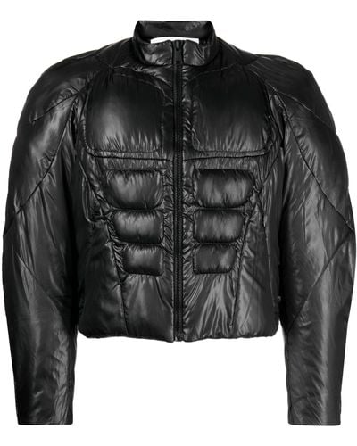 Natasha Zinko Muscle Puffer Jacket - Black