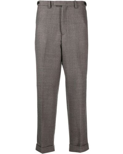 Beams Plus Herringbone Wool Tailored Pants - Men's - Wool/cotton - Gray