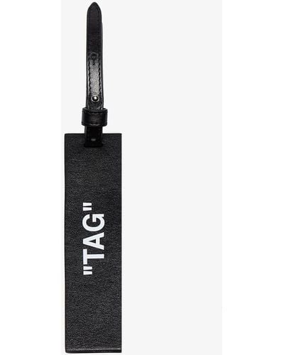 Off-White c/o Virgil Abloh Quote Luggage Tag - Black