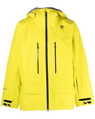 Goldwin Gore-tex 3l Hooded Jacket - Yellow