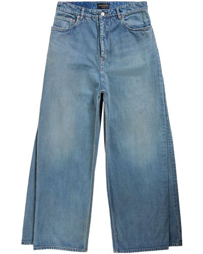 Balenciaga Mid-rise baggy Jeans - Blue