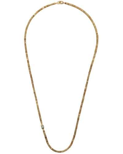 MAOR Beige Cherish Diamond Necklace - Yellow