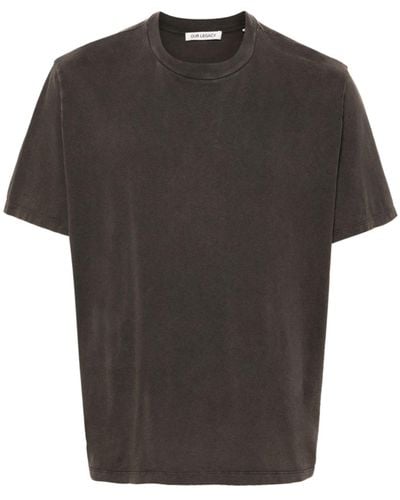 Our Legacy Box Cotton T-shirt - Black