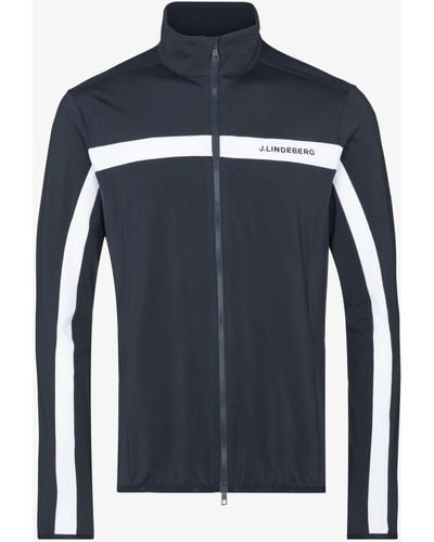 J.Lindeberg Jarvis Logo Golf Jacket - Men's - Polyester/elastane - Blue