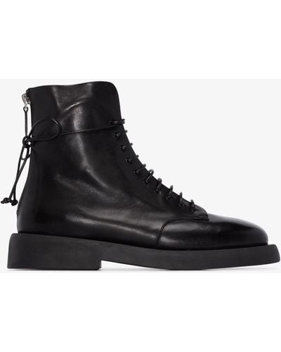 Marsèll Gomme Leather Boots - Black