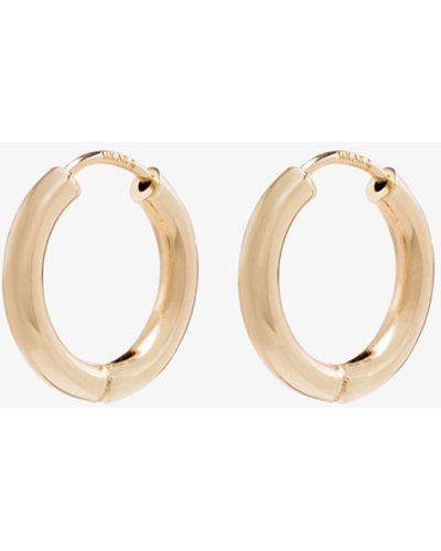 Adina Reyter 14k Yellow Tube Hoop Earrings - Metallic