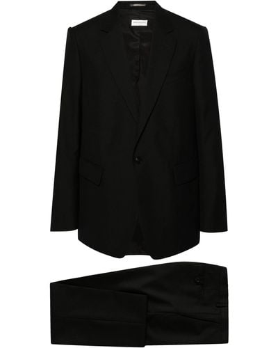 Dries Van Noten Keller Wool Suit - Men's - Viscose/wool/cupro - Black