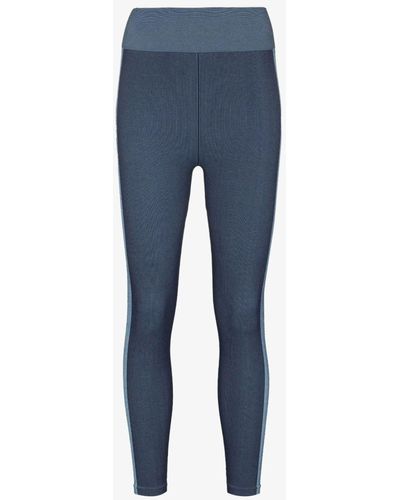 The Upside Circular Knitted 7/8 leggings - Women's - Polyester/cotton/spandex/elastane/polyamide - Blue