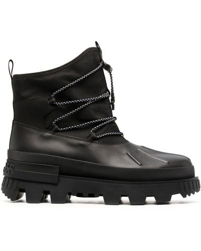 Moncler Mallard Lace-up Boots - Black