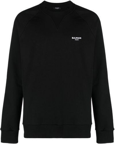 Balmain Logo-print Sweatshirt - Black