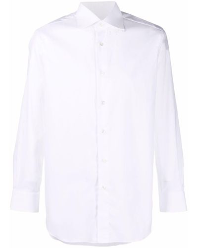 Brioni Cotton Button-up Shirt - White
