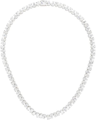 Hatton Labs Sterling Crystal Necklace - White