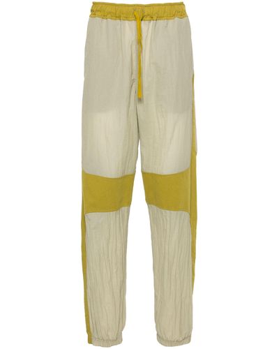 RANRA Panelled Ripstop Trousers - Yellow