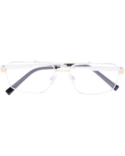 Dolce & Gabbana Gold-tone Pilot-frame Optical Glasses - Metallic