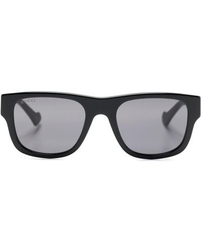 Gucci Square-frame Sunglasses - Gray