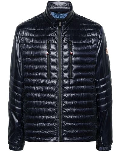 3 MONCLER GRENOBLE High-shine Padded Jacket - Men's - Polyamide/feather Down/polyester - Blue