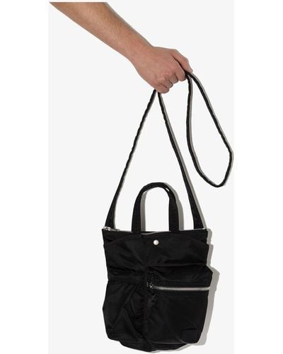 Sacai X Porter-yoshida & Co. Black Small Pocket Cross Body Bag