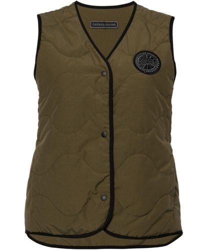 Canada Goose Green Annex Liner Quilted Gilet