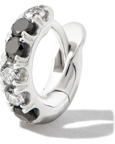 Spinelli Kilcollin Sterling Mini Mezzo Prism Diamond Single Hoop Earring - Men's - Sterling /diamond - White