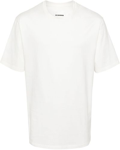 Jil Sander Neutral Logo-print Cotton T-shirt - Men's - Cotton - White