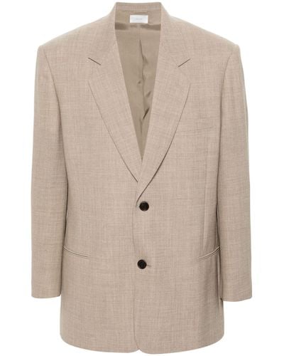 The Row Neutral Abram Wool Blazer - Men's - Virgin Wool/silk - Natural