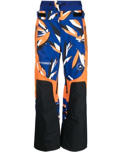 adidas By Stella McCartney X Terrex Truenature Ski Trousers - Women's - Recycled Polyester/recycled Polyamide/polyurethane - Blue