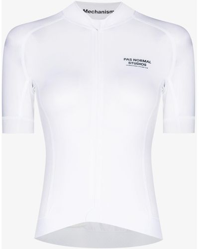 Pas Normal Studios Mechanism Cycling Jersey Top - White