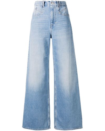 Isabel Marant Lemony Wide-leg Jeans - Blue
