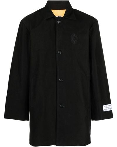 GALLERY DEPT. Razor Button-up Cotton Coat - Black