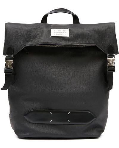 Maison Margiela 5ac Four-stitch Logo Backpack - Black