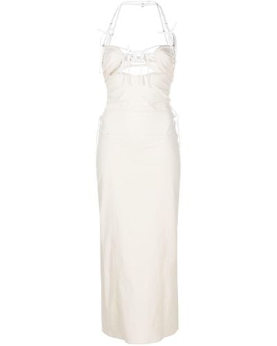 Jacquemus La Robe Ruban Cut-out Dress - White