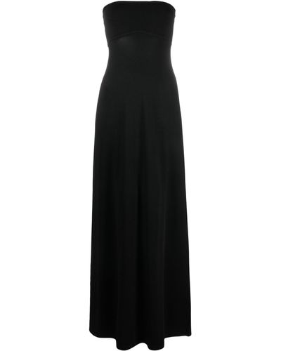 FRAME Tube Knit Maxi Dress - Black