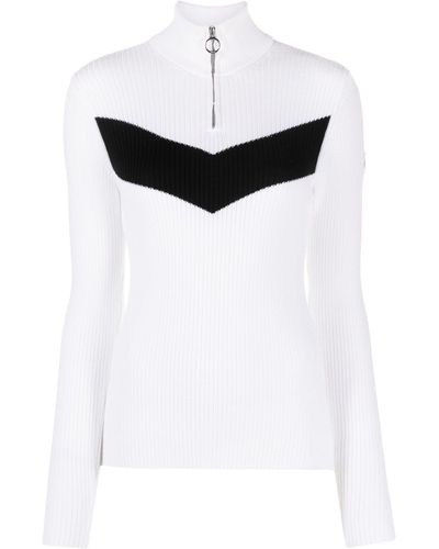 Fusalp Andromede Ribbed-knit Ski Sweater - Women's - Viscose/polyester - Black