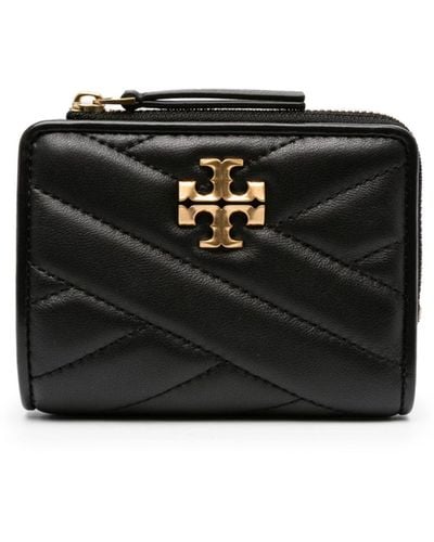 Tory Burch Kira Chevron Bi-fold Wallet - Black