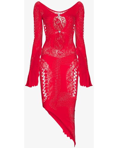 Poster Girl Charlotte Cutout Dress - Red