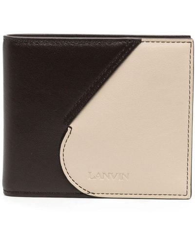 Lanvin Two-tone Leather Bifold Wallet - White