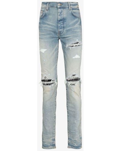 Amiri Ultra Suede Mx1 Jeans - Blue