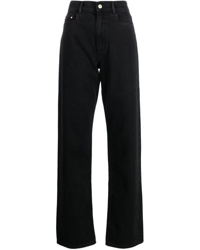 Wandler Comfort Poppy Straight-leg Jeans - Black