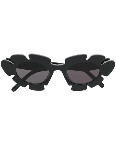 Loewe X Paula's Ibiza 47mm Flower Sunglasses - Black