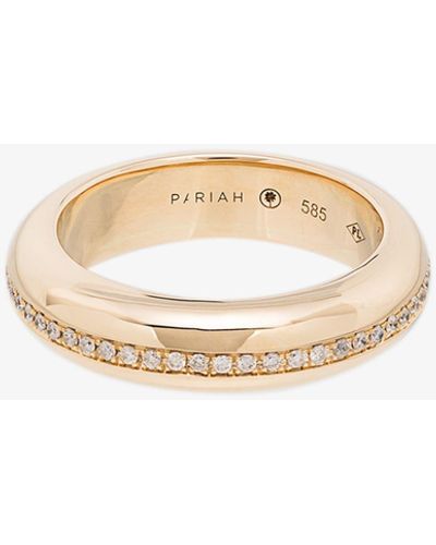 BY PARIAH 14k Victoria Diamond Ring - Metallic