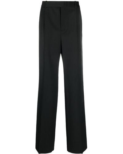 Saint Laurent Loose-Fit Tailored Trousers - Black