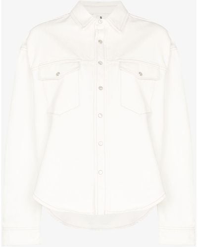 Wardrobe NYC Denim Jacket - White