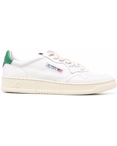 Autry Trainers With Logo - White