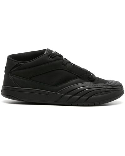 Givenchy Panelled Leather Trainers - Black