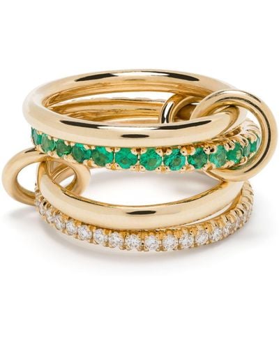 Spinelli Kilcollin 18k Yellow Halley Emerald Ring - Metallic