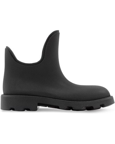 Burberry Ray Rubber Ankle Boots - Black