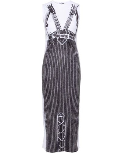 Jean Paul Gaultier Madone Dress / Black - Grey