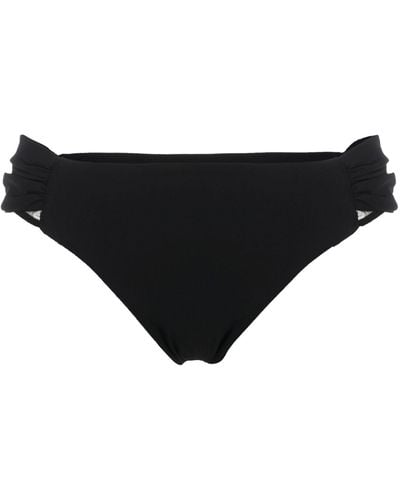 Nensi Dojaka Ruched Bikini Bottoms - Black
